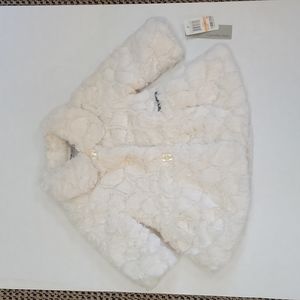 NWT Calvin Klein Baby Fur Coat